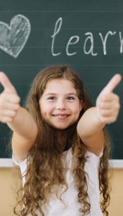 happy-girl-gesturing-class